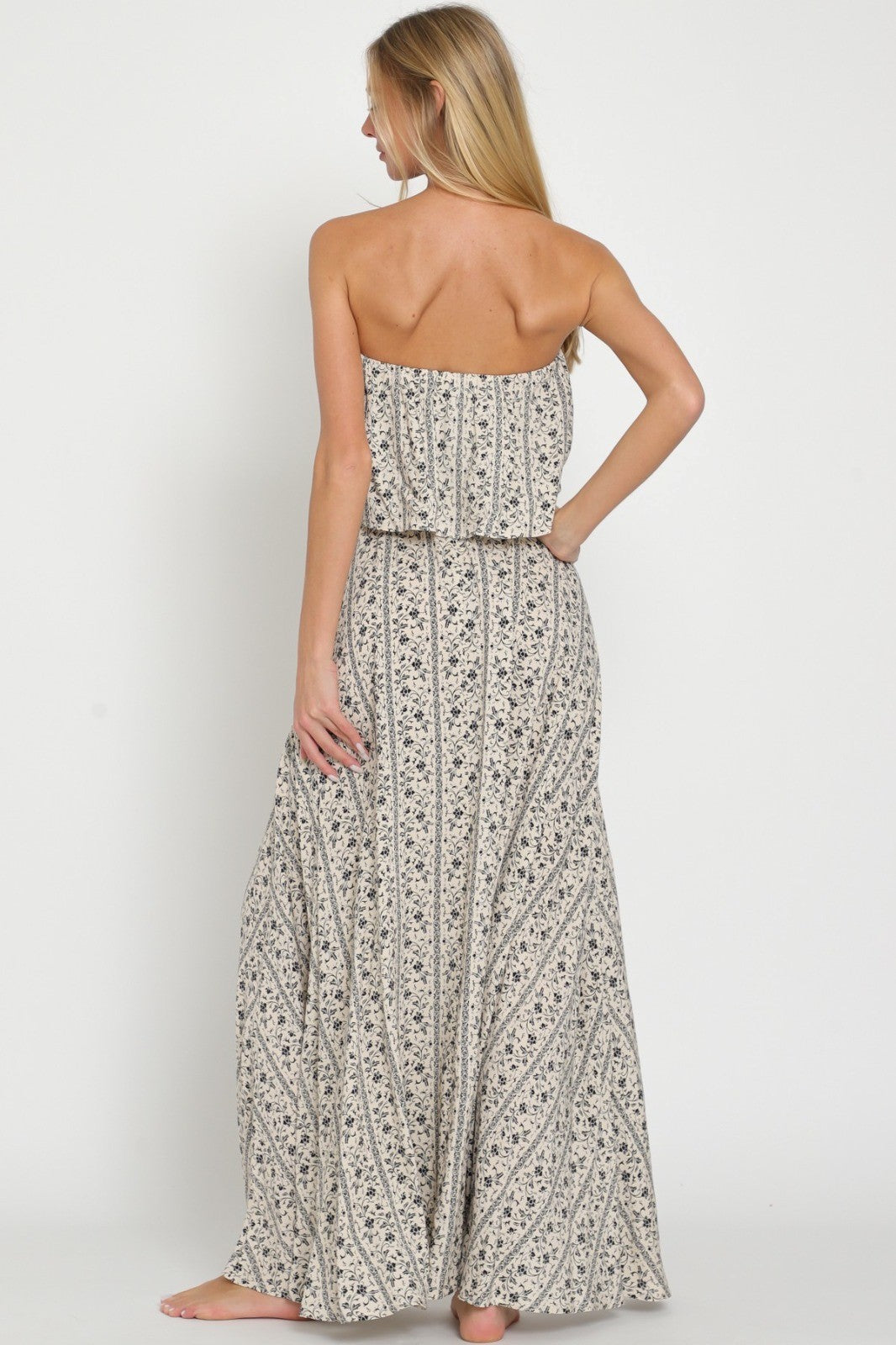 Sand/black Maxi Dress