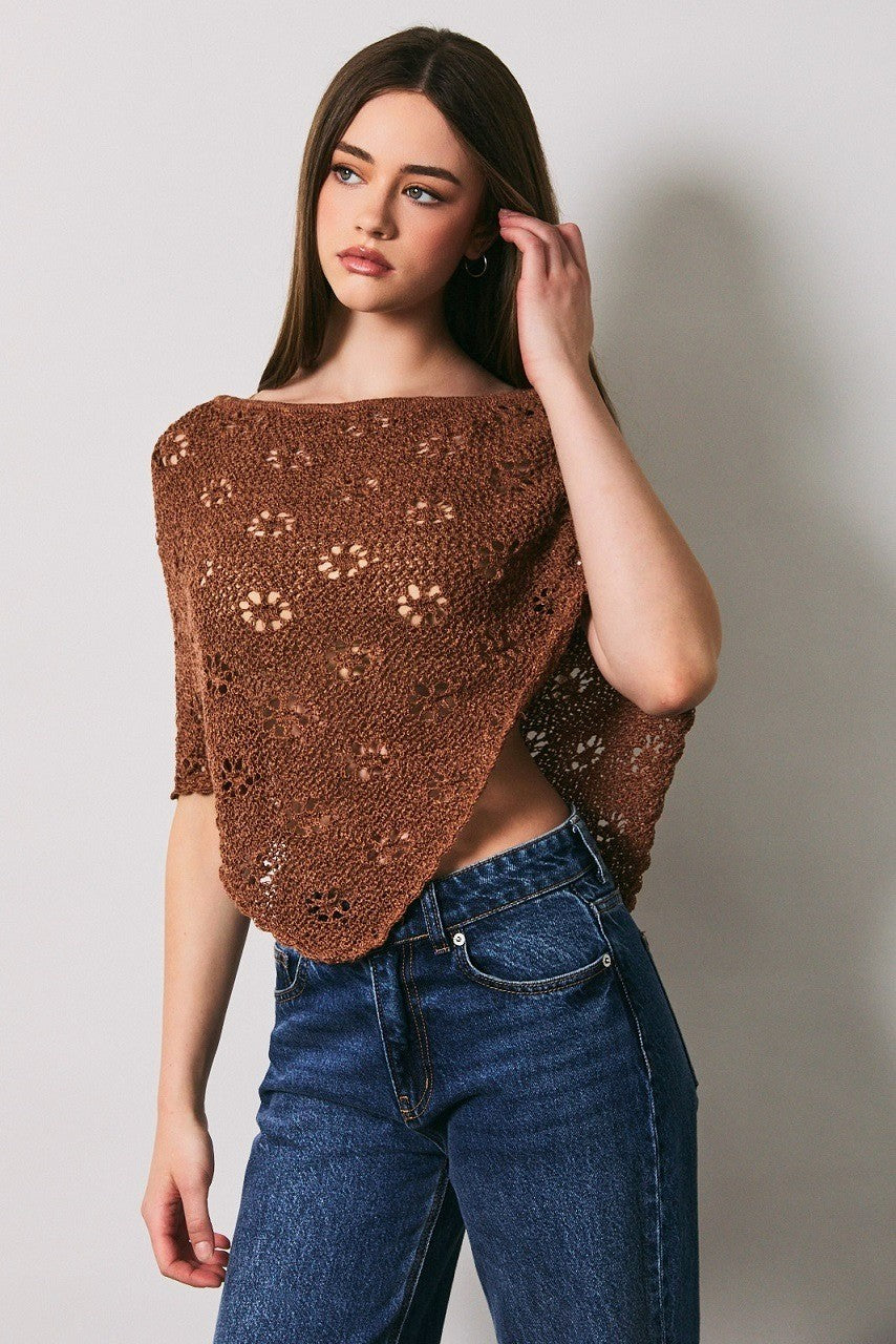 Mocha poncho