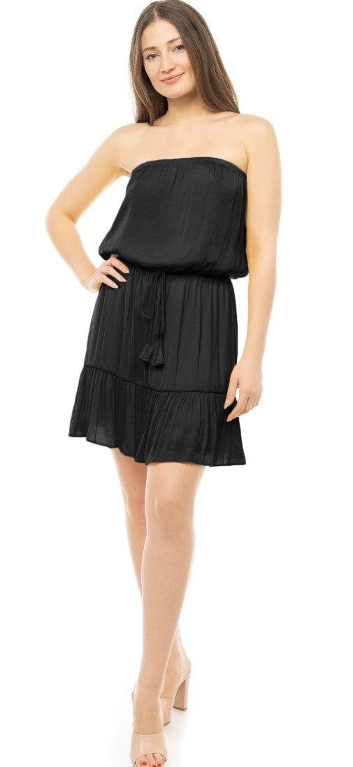 Strapless Tiered Dress