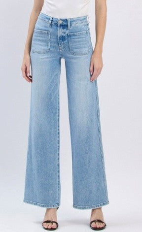 High-rise Patch Pocket Wide