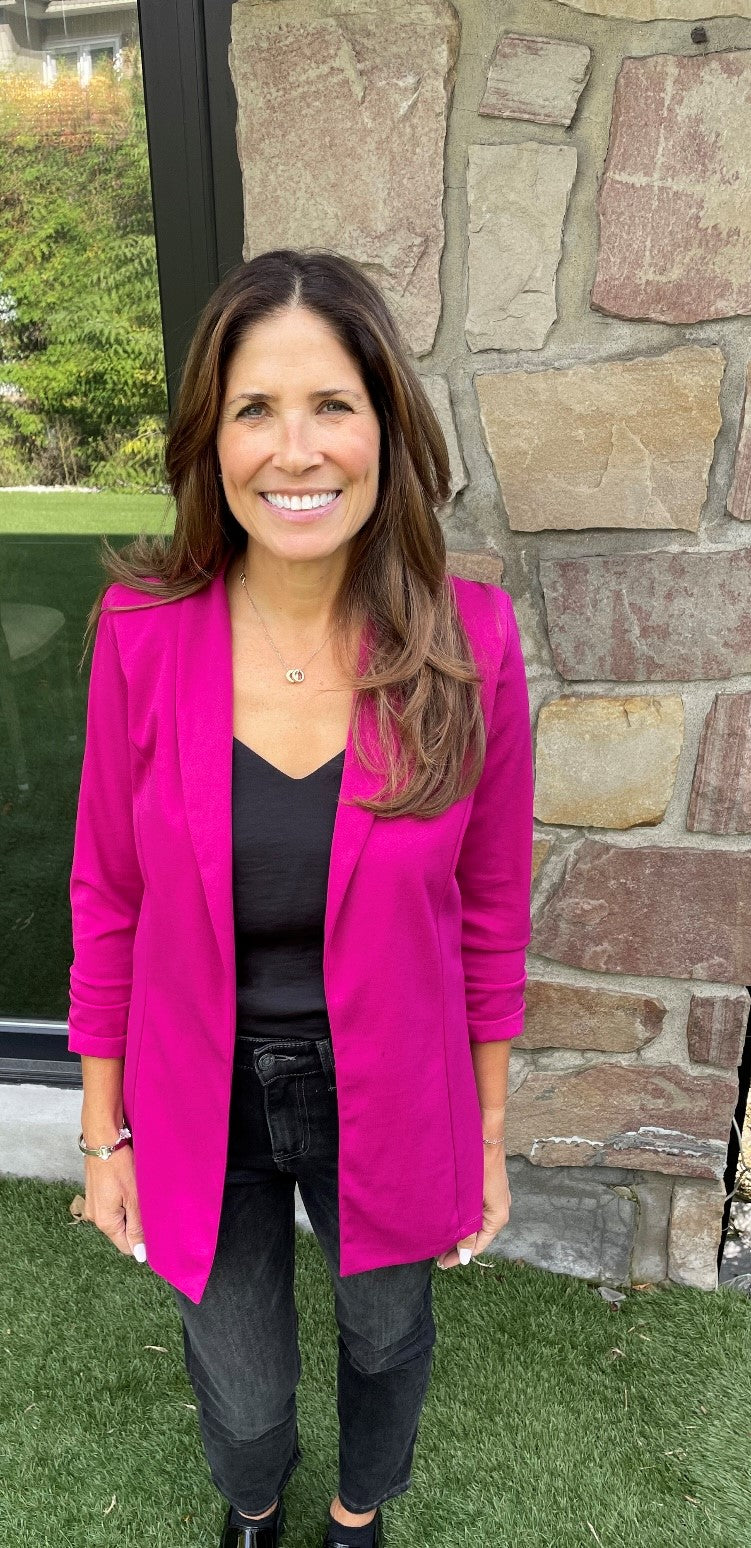 Magenta Blazer