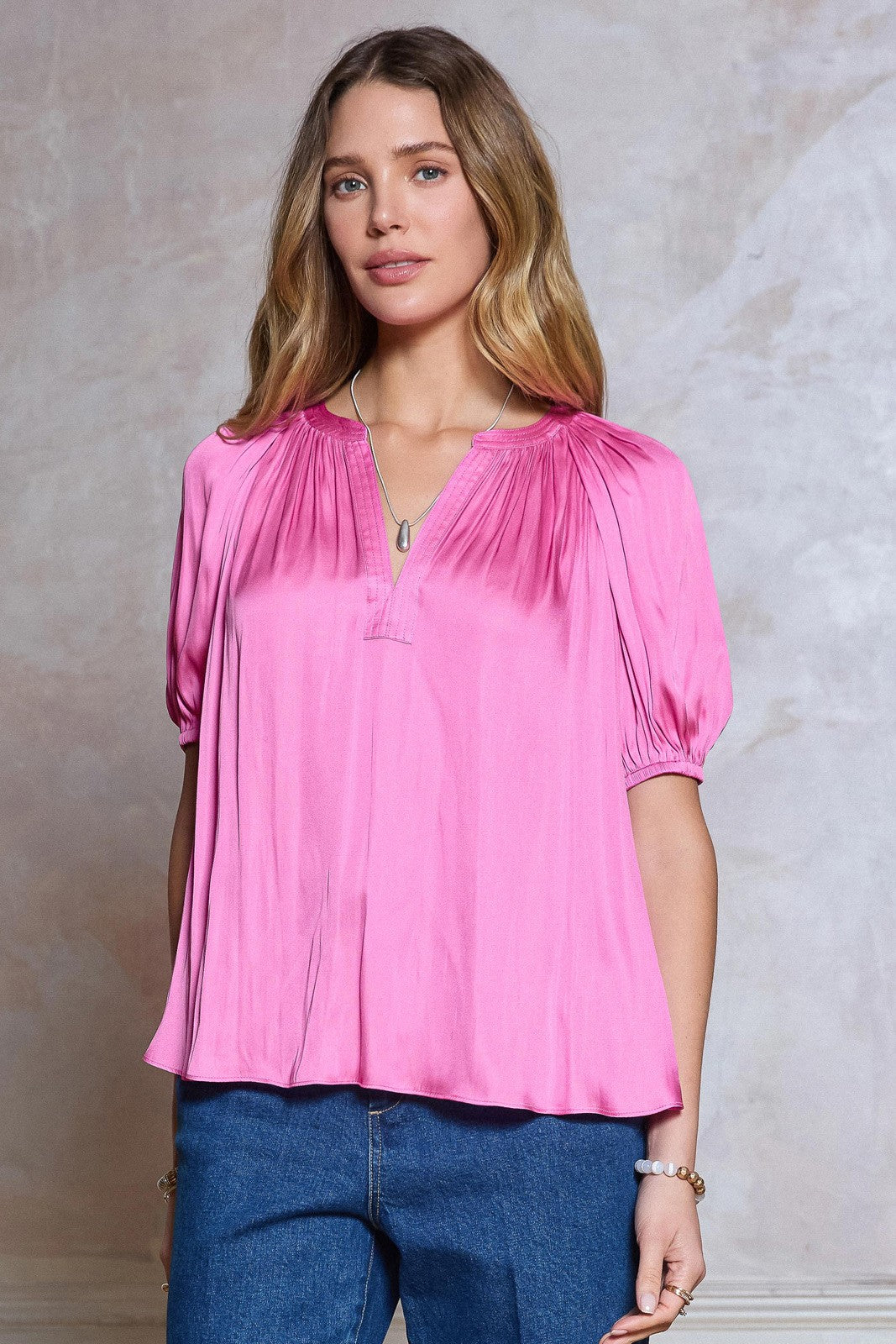 The Vail top in Amaranth