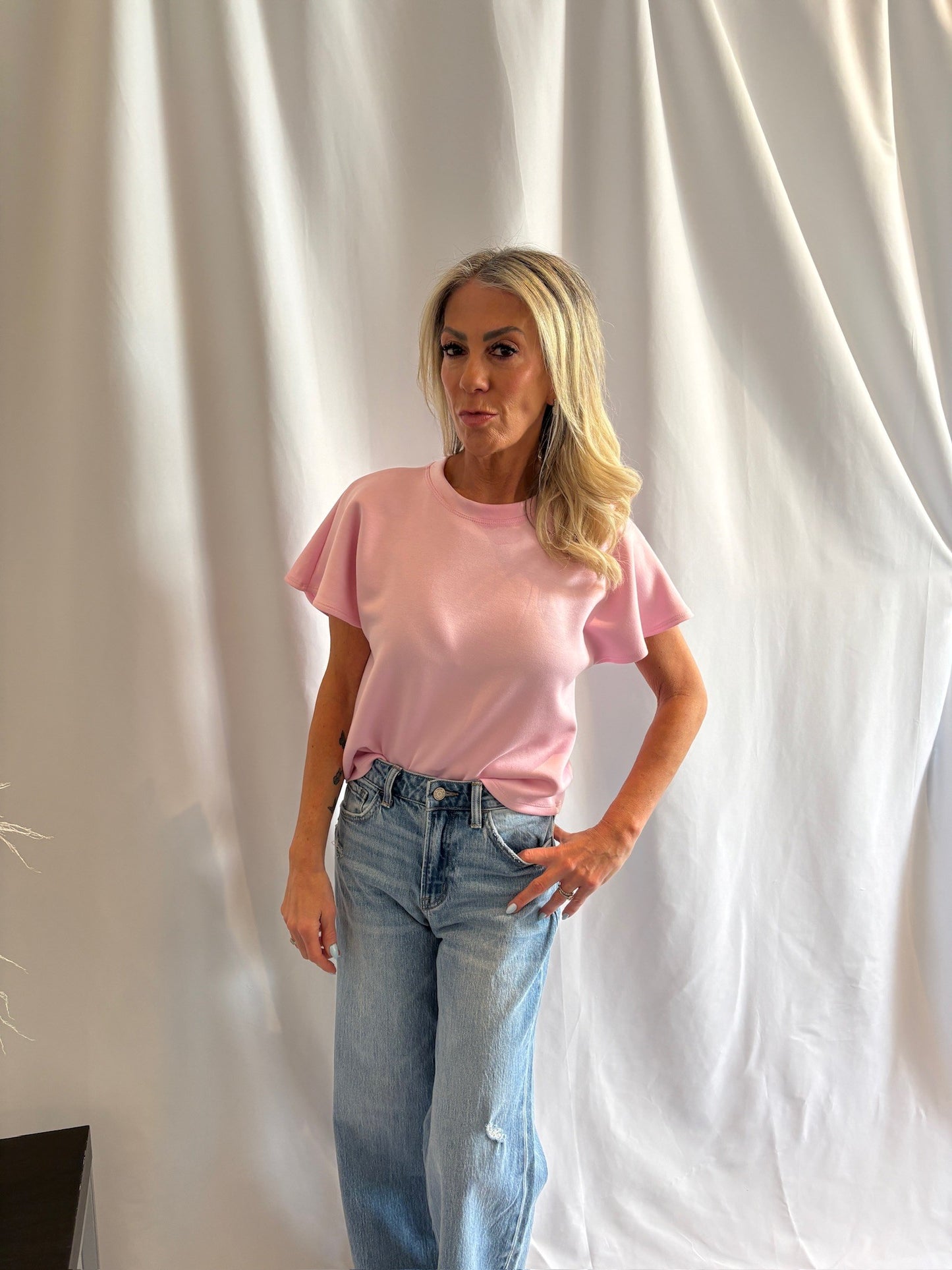 The Maine top in Pink