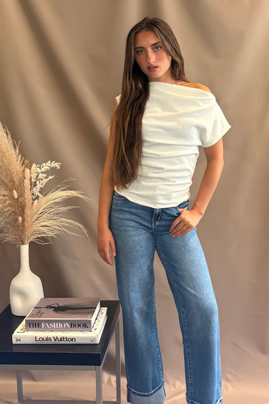 The Bree top in White