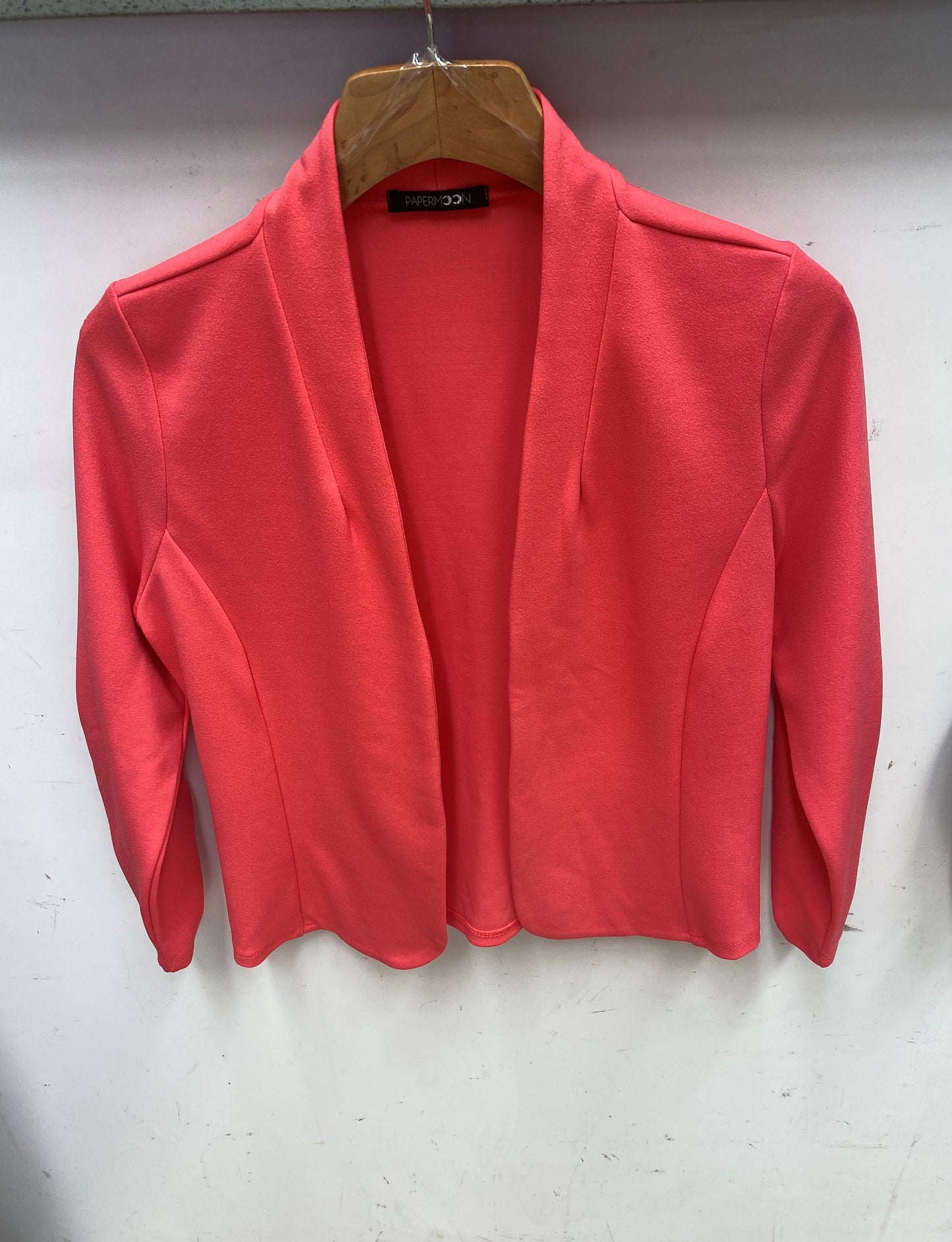 Coral Fitted Blazer
