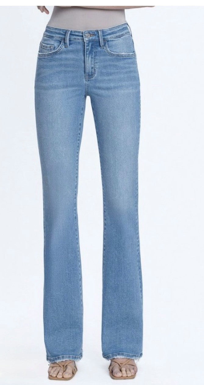High-rise boot cut