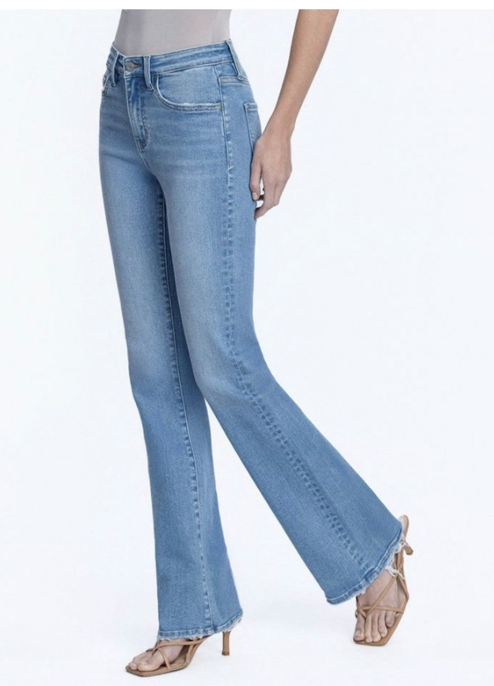 High-rise boot cut