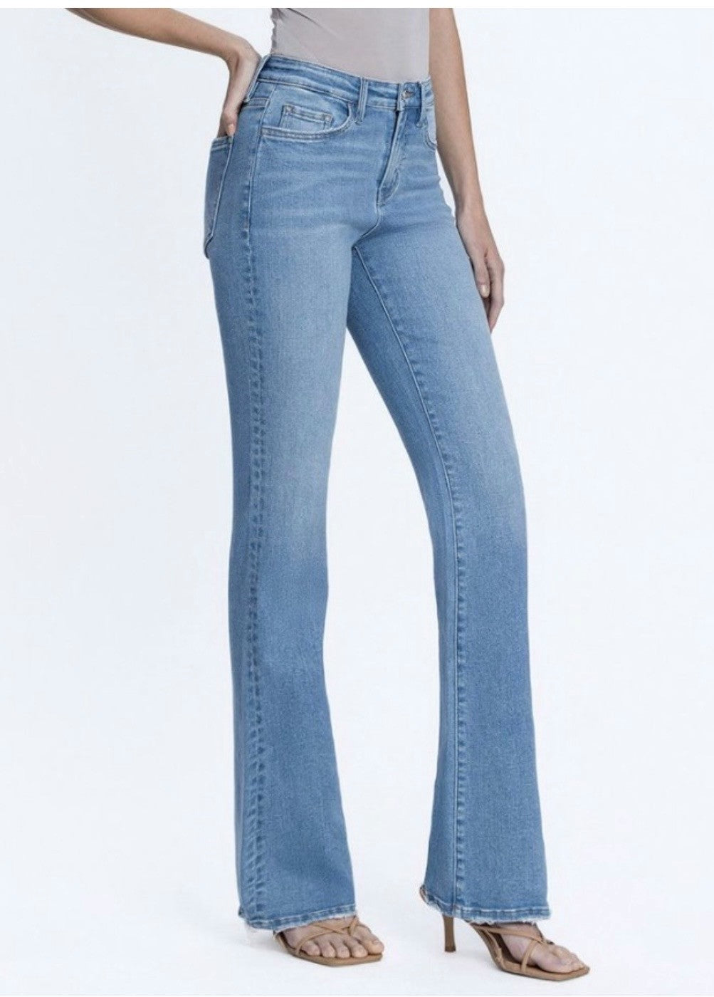 High-rise boot cut