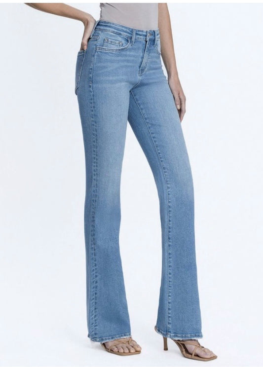 High-rise boot cut