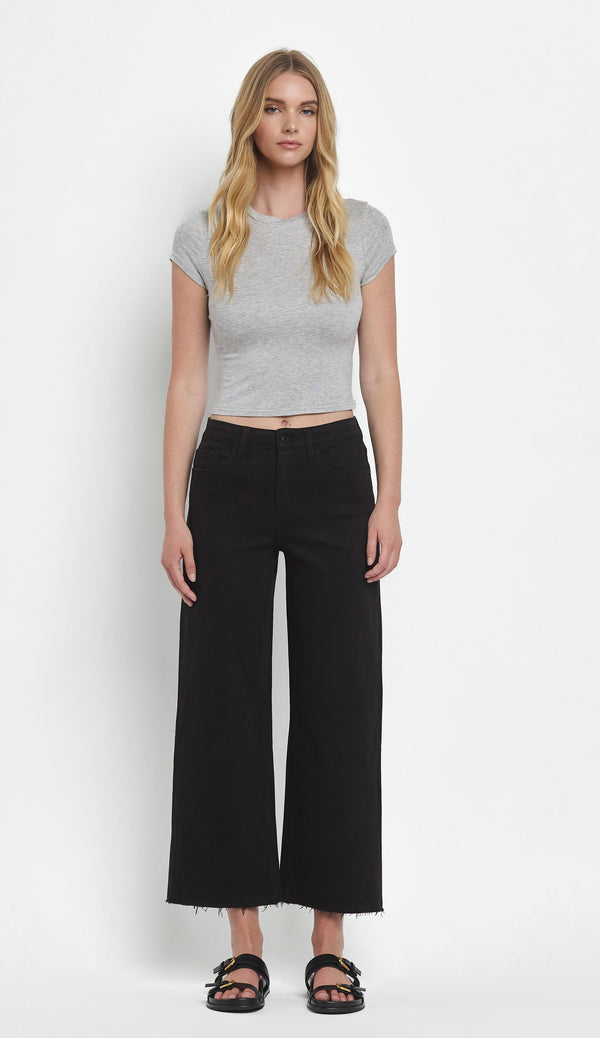 High-Rise Crop Wide Leg