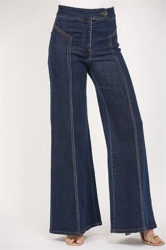 Dark Denim High Waisted