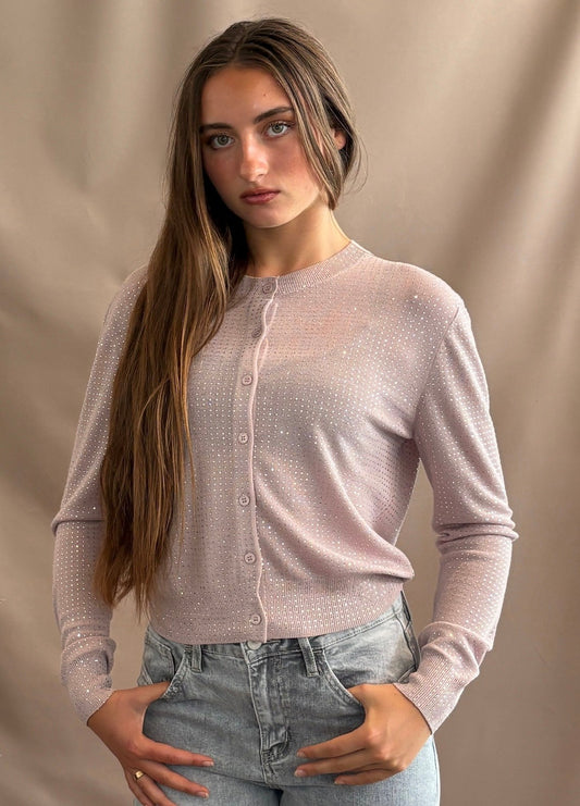 The Indie Cardigan in Pink