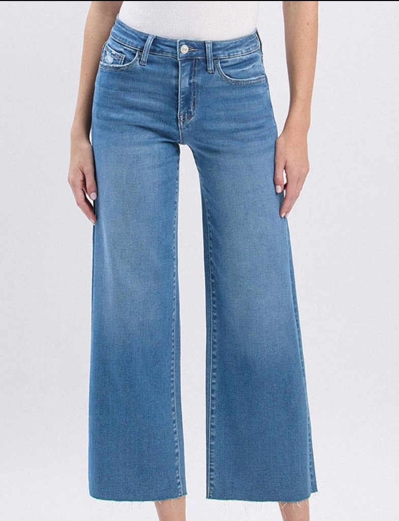 High-rise Super Soft Crop Slim Wide