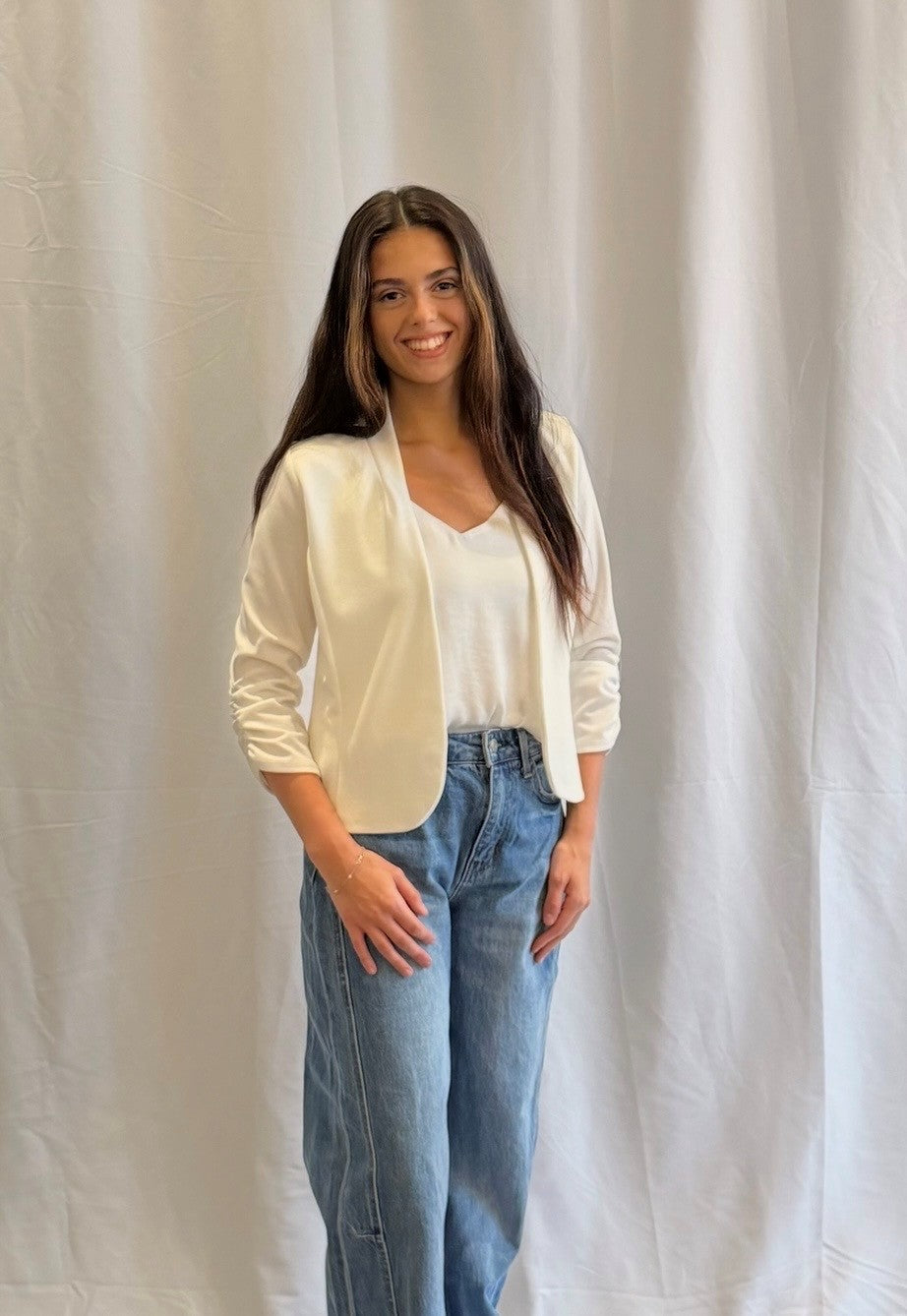 White blazer