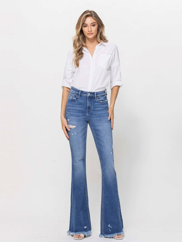 High Rise Flare Jeans