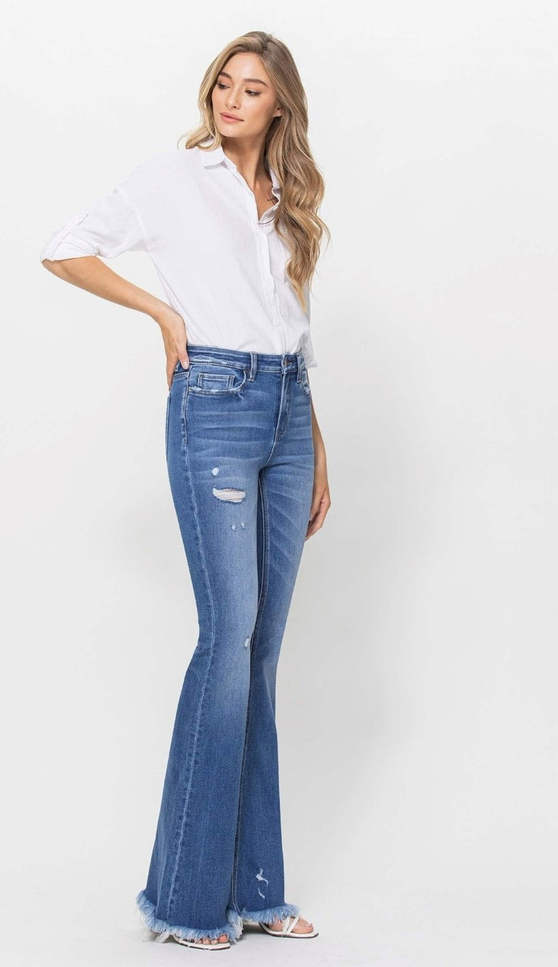 High Rise Flare Jeans