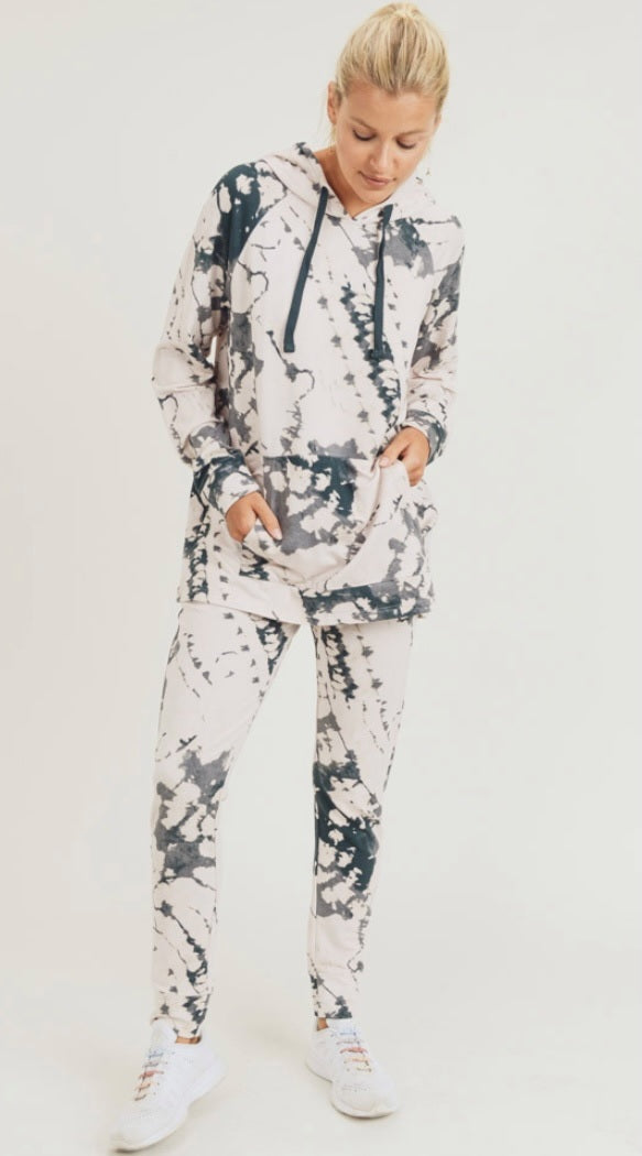 Blush Tie Dye Sweatsuit